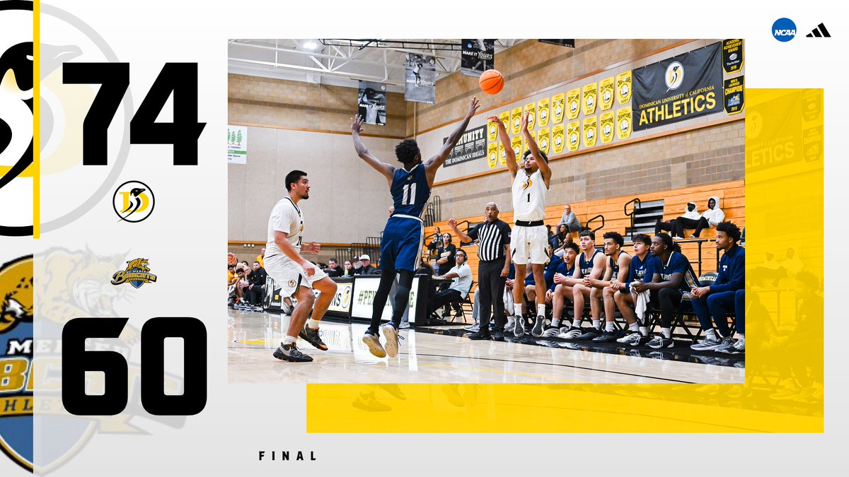 That's a Penguin dub ✅‼️🏀

Nick Medeiros leads the way dropping 17 points 👀💪 #PenguinPride