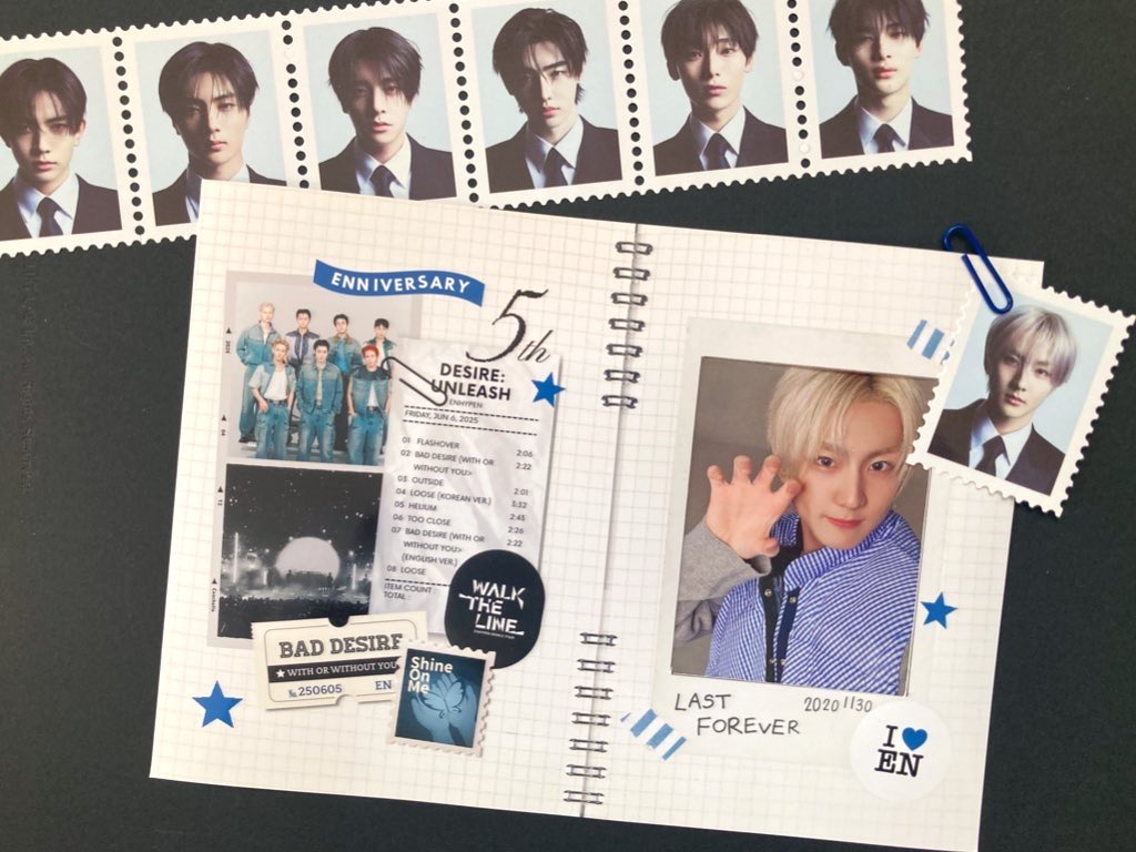 enniversary 2021 トレカ 𝟝𝒕𝒉 𝑬𝑵𝒏𝒊𝒗𝒆𝒓𝒔𝒂𝒓𝒚•* ENHYPEN5周年のお祝いに トレカが