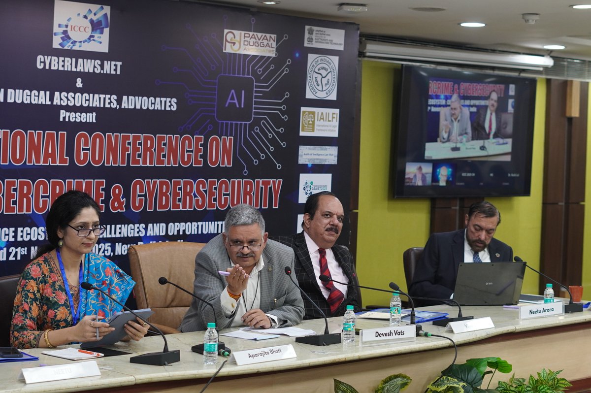 pavanduggal's tweet image. ICCC 2025 explored the development of equitable, implementable AI governance frameworks. 
The insights will help bridge the global AI divide. 

#AIEquity #GlobalSouth #Frameworks #ICCC2025 #AILaw #DrPavanDuggal