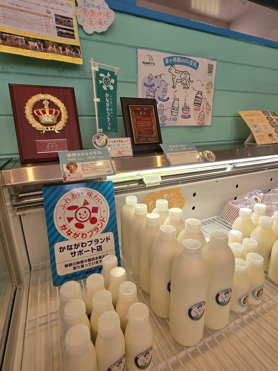 kr_report_Fyoko's tweet image. Plenty’s Milk&amp;amp;Cheese Factoryからお届けしました🐮🥛🧀
湘南茅ヶ崎牛乳はもちろん、ソフトクリームは濃厚でクリーミーふわっとした食感はお風呂上がりの幸せタイムになりそう☺️
お土産にもぜひ！
 #キスライ  #FMヨコハマ
instagram.com/plentys_mc_fac…