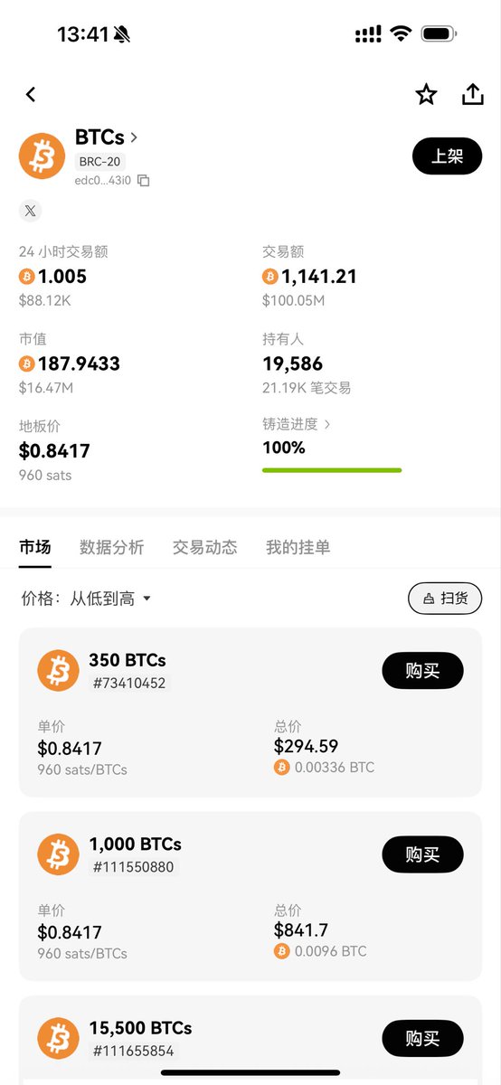 Nick_V587's tweet image. 发生了什么事件？？？@BTCs_zh 
铭文比特币 $BTCs ，时隔两年再次起飞🛫
在落寞的 #brc20 铭文板块，一个多月拉了15倍，再次重生🔥，证明了社区共识和ip叙事的重要性✊✊
$CAT 喵社区能否在 @solana 接力小饼社区，在MEME赛道书写更伟大的传奇，一切交给时间😽😽😽
Ca:…