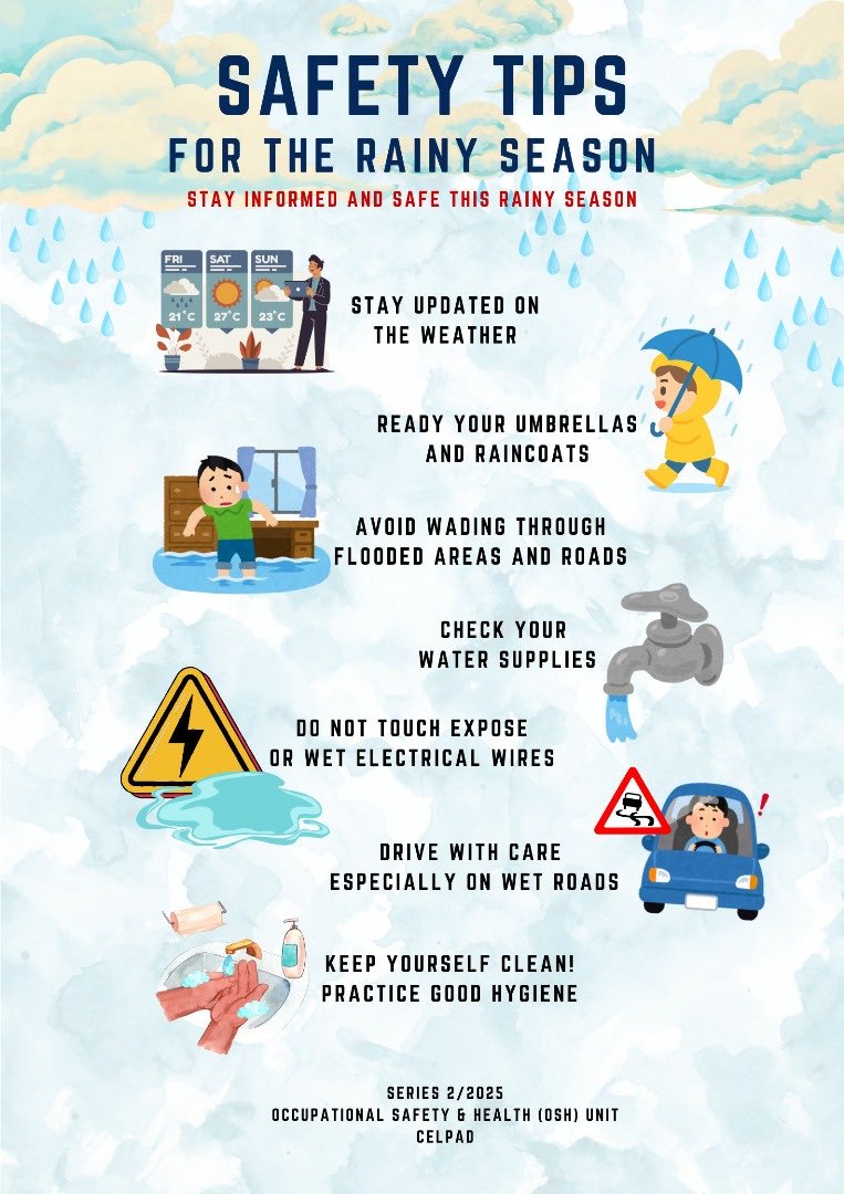 iium_celpad's tweet photo. The Occupational Safety &amp; Health (OSH) Unit wishes to remind everyone of shared responsibility to safeguard personal health and safety, as well as the well-being of the entire community. 

Occupational Safety &amp; Health (OSH) Unit, CELPAD
INTERNATIONAL ISLAMIC UNIVERSITY MALAYSIA https://t.co/aZYgb04dBj