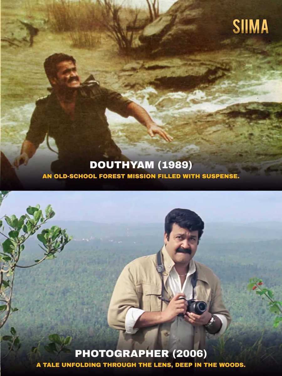 siima's tweet image. From mist-covered hills to deep forests and isolated terrains…
Mollywood has a way of turning nature into pure cinema.
Here’s a journey through films where the wilderness shapes the story. 🌿✨

#Eko #Nayattu #OBaby #Carbon #ManjummelBoys #ShikkariShambhu #Pulimurugan
