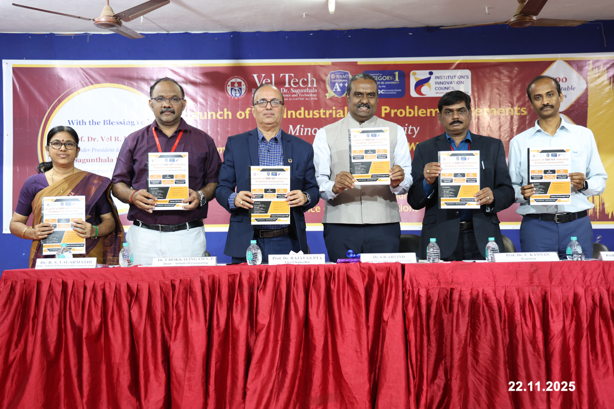 veltechofficial's tweet image. Vel Tech proudly conducted the Project Activity on “Empowering Innovation through Real World Challenges”, jointly organized by the SOC, SOEC, and the Office of Industry Relations.

Check out the Gallery: veltech.edu.in/events/launch-…

#VelTechUniversity #IndustrialIoT #innovations