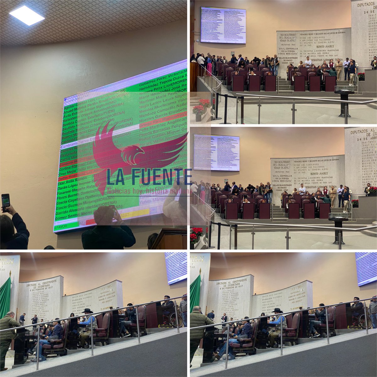 NoticiasLaFuent's tweet image. Casi al filo de la medianoche @LegisVer aprueba reforma constitucional para acortar periodo de fiscal de nueve a cuatro años. Irá aún a buscar el aval de los ayuntamientos (el 50+1)