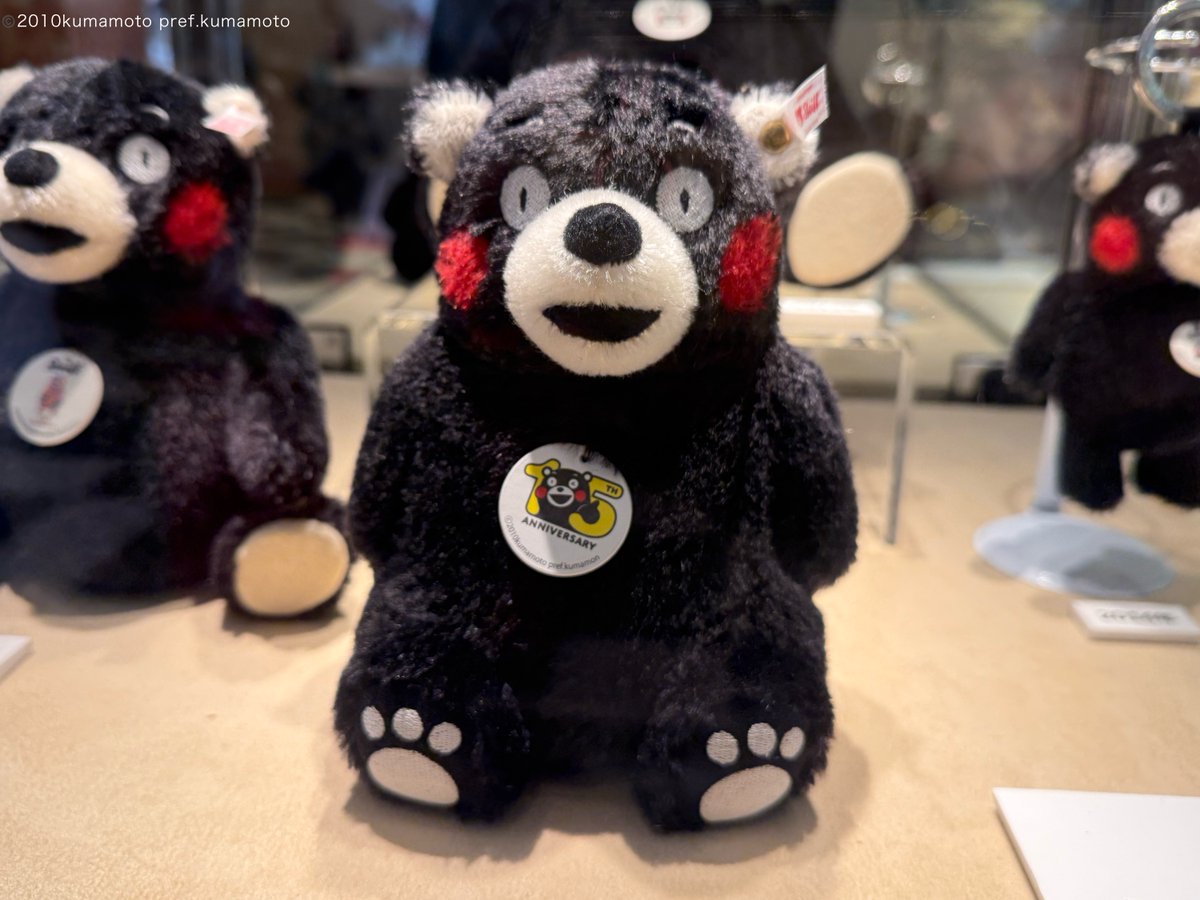 ちょっと仕事前に、日本橋三越の大シュタイフ展へ🧸 「KARIN」の