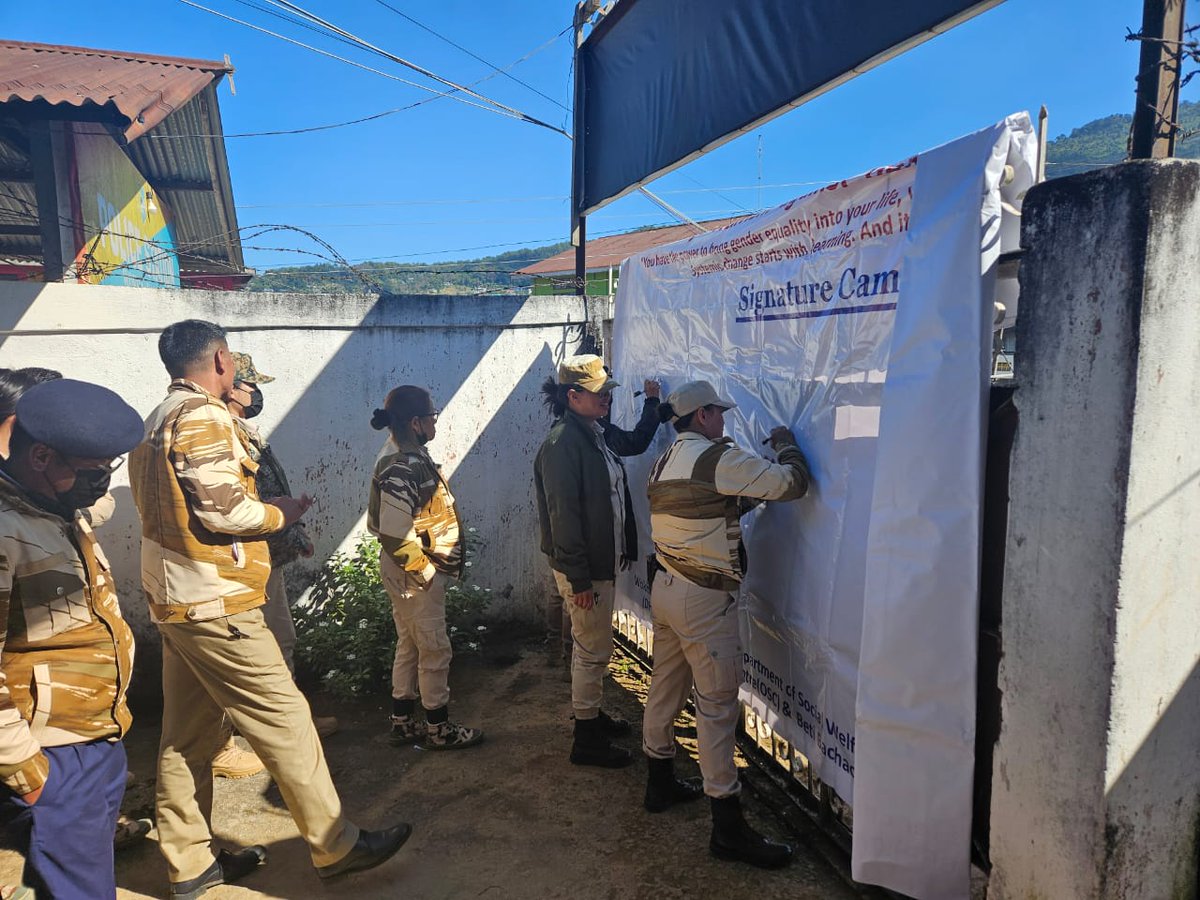 Constitution day programme and signature campaign in observance of 16 days activism against Gender based violence was held on 26th Nov 2025 at Police station ##wokha 
<a href="/DC_Wokha/">Deputy Commissioner, Wokha</a> <a href="/MinistryWCD/">Ministry of WCD</a> <a href="/nld_shew/">SHEW Nagaland</a>