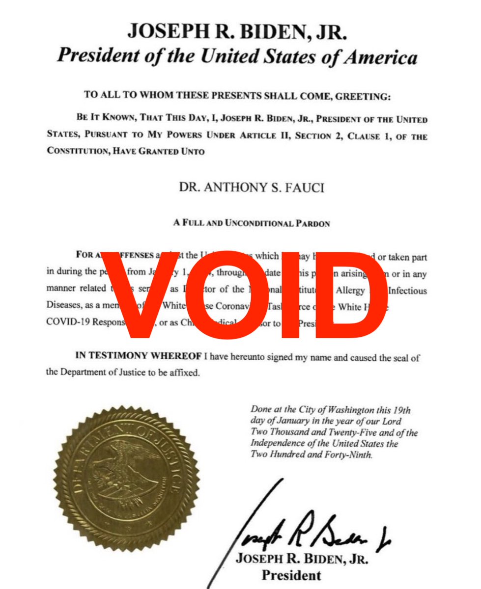 Brian_Kennedy's tweet image. This liar needs to be prosecuted.  Biden's autopen pardon is VOID.