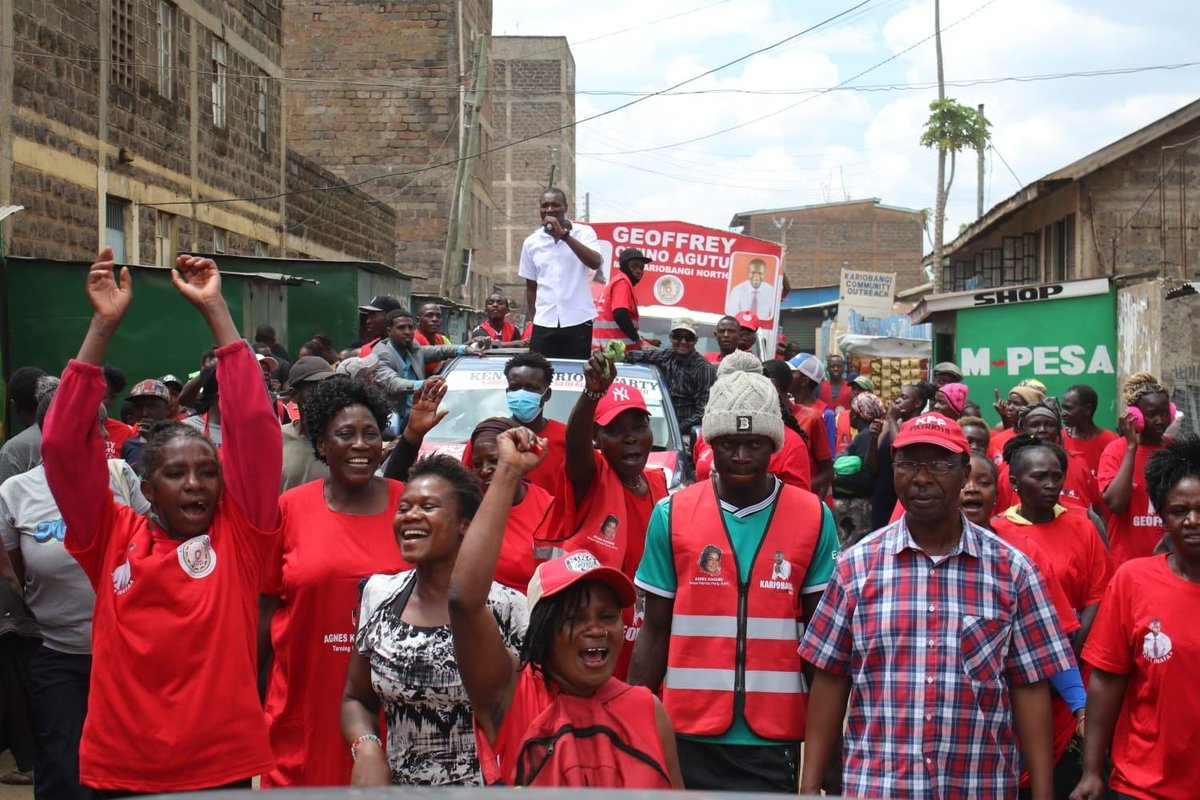 itsagneskagure's tweet image. The campaigns by the KPP candidate for Kariobangi North Ward Geoffrey Agutu (Babaa) have been intensive and the support overwhelming. It's now time to actualize your dream for better representation by turning out and voting tomorrow. Chama ni KPP, MCA ni Babaa✅