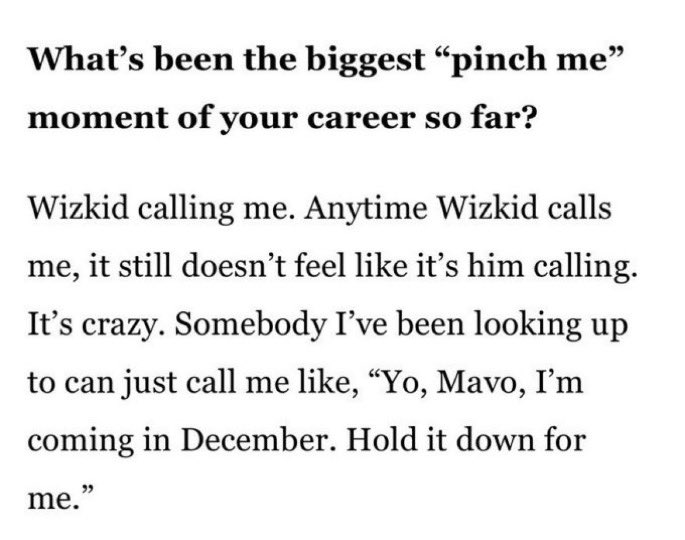 Guccistarboi's tweet image. Mavo to Wizkid 😎 🐐