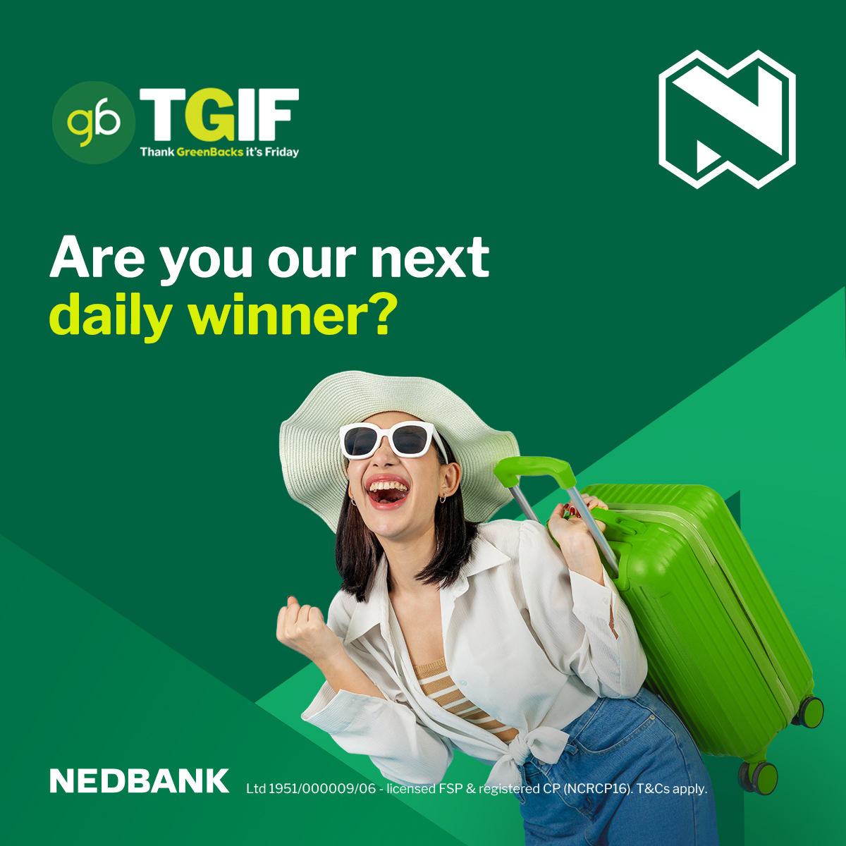 It's competition time!

Stand a chance to win R1 000 in cash when you tell us which SuperShop is the best place for your festive shopping. Comment with 'We💚Nedbank' and your answer below. 

Terms and conditions apply.