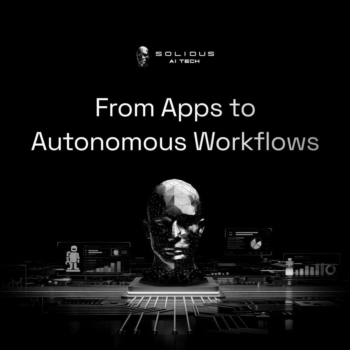 AITECHio's tweet image. ✨ From Apps to Autonomous Workflows! 

AI is moving beyond static applications toward more dynamic, agent-driven workflows that can gather information, perform reasoning steps, and automate routine tasks.

This progression relies on stable compute resources, consistent routing,…