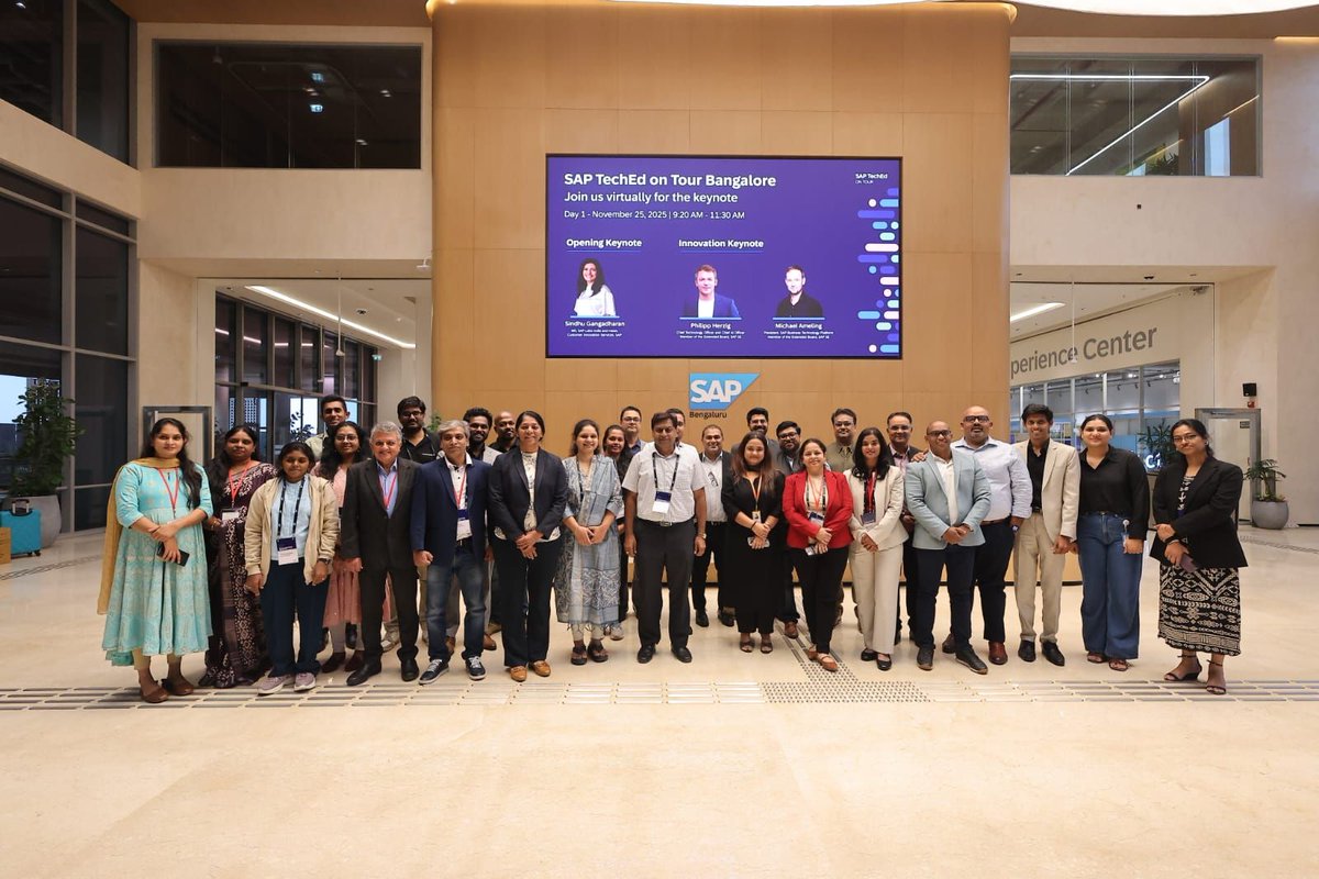 Ikyamsolutions's tweet image. Thank you to the SAP team for an insightful Partner Marketing Planning Workshop!
Inspiring keynotes, strategic clarity, and powerful sessions on demand planning and 2026 business vision.

#SAP #SAPPartners #SAPIndia #SAPCommunity #DigitalTransformation #Recognition