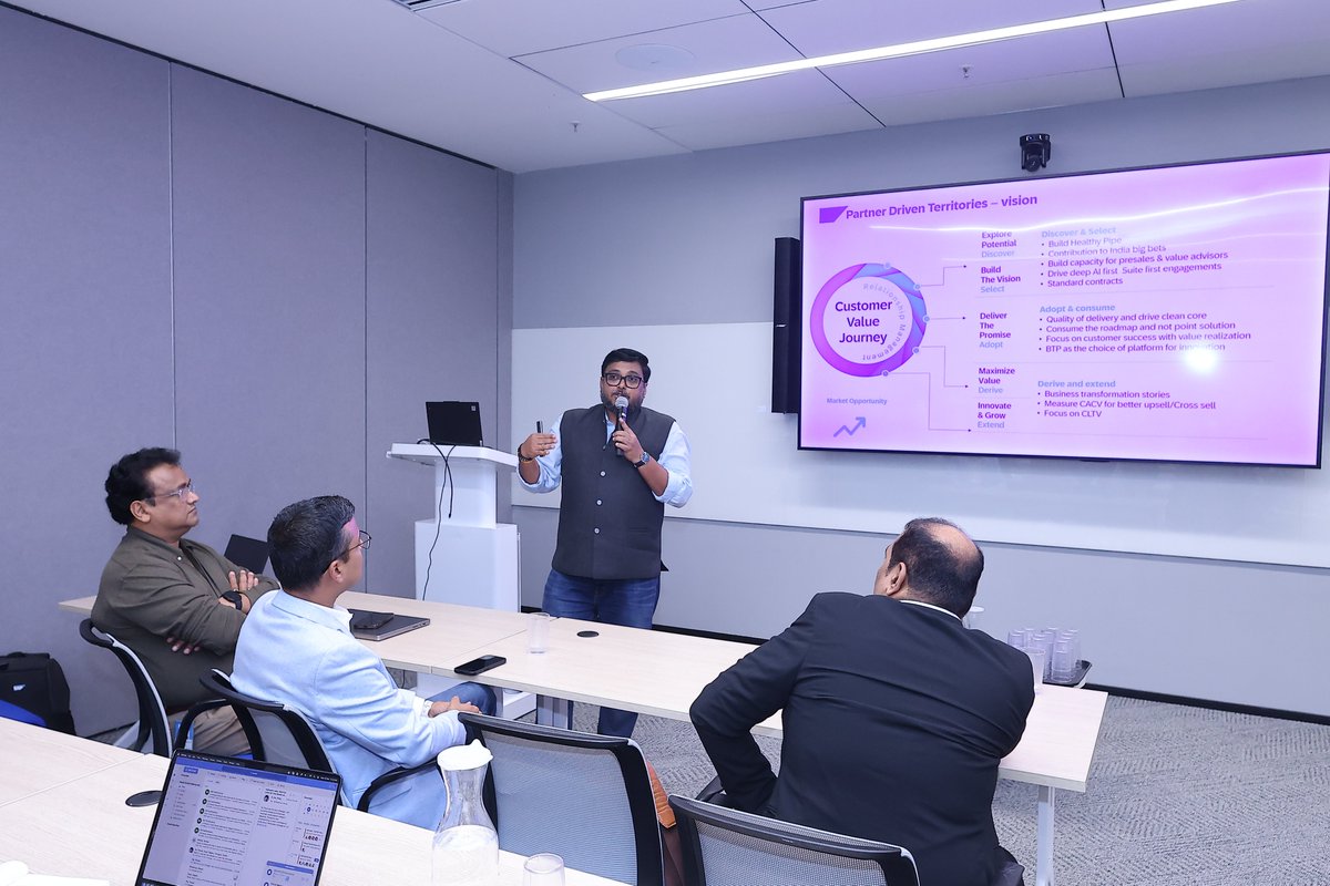 Ikyamsolutions's tweet image. Thank you to the SAP team for an insightful Partner Marketing Planning Workshop!
Inspiring keynotes, strategic clarity, and powerful sessions on demand planning and 2026 business vision.

#SAP #SAPPartners #SAPIndia #SAPCommunity #DigitalTransformation #Recognition