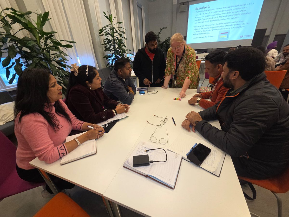 schooledu_pb's tweet image. One week into the Finland immersion, our Punjab government school teachers are truly in their element! From exploring libraries and learning centres to presenting their work with peers, every day is packed with new ideas and inspiration. #TeacherTraining #GlobalLearning #edreform