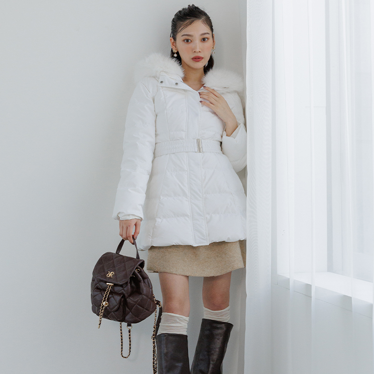 今冬おすすめアウター⛄️／ ダウン80％・フェザー20％で仕立てた