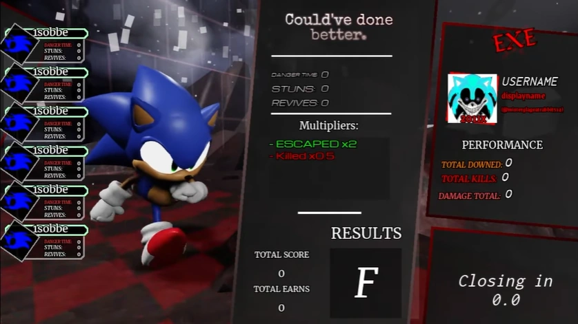 Sonic.EXE: DENIED BY GOD tweet media