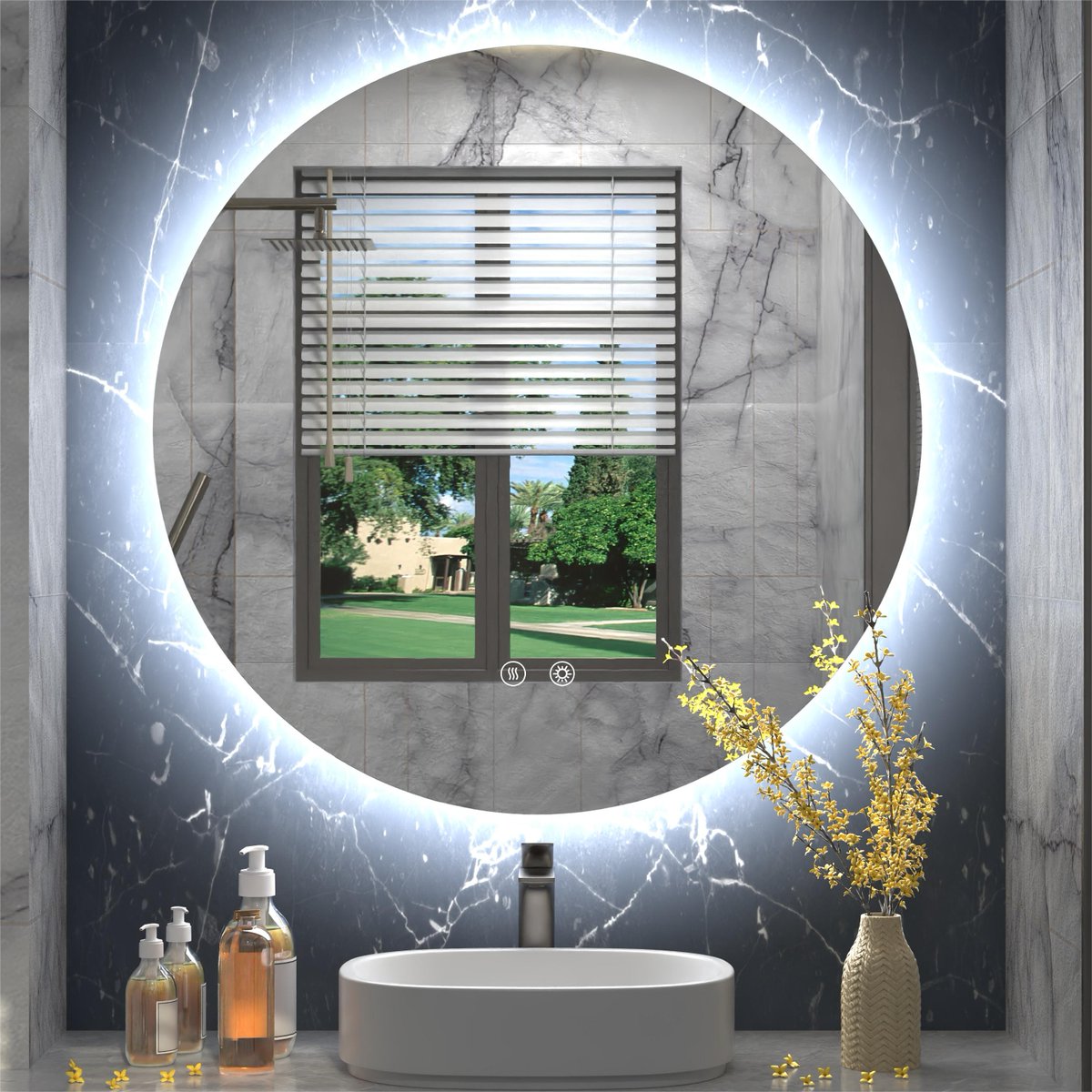 JSneijder2024's tweet image. Smart Light, Smarter Mirror! 💡
🌟 Beautiful backlit mirror—no frame, all glam!
✅ Adjust color and brightness to fit any time of day.
🪞 Automatic demist function runs for 60 mins—then stops to save energy.
🌿 Energy-efficient, stylish, and functional!
🛒amazon.com/dp/B0C9BT6D9W