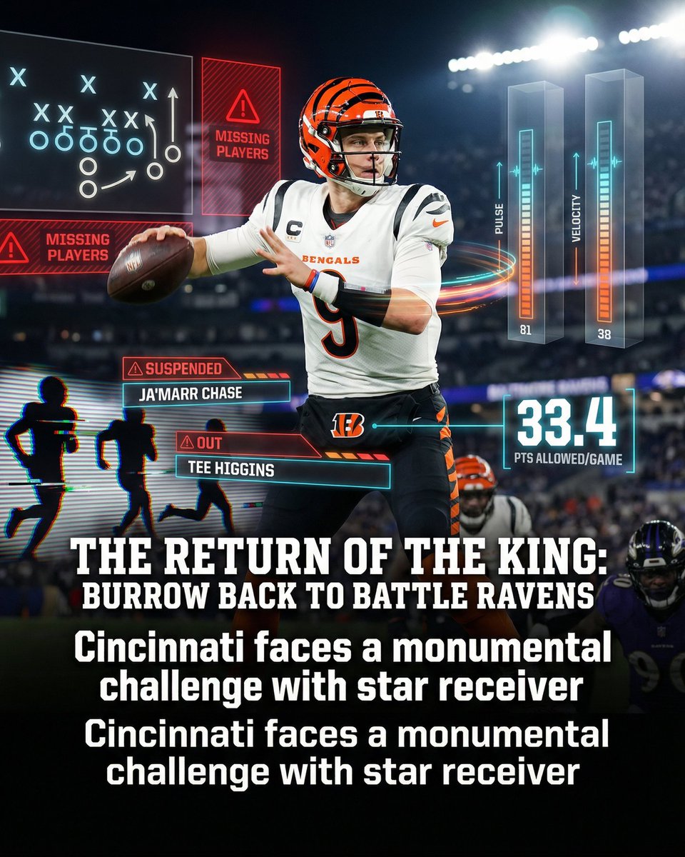 deepchampai's tweet image. 🏈 Joe Burrow NFL Spotlight
Joe Burrow is putting on a show for NFL against Baltimore Ravens.
Jahmyr Gibbs, a dynamic offensive weapon for the Lions, has already hauled in 48 receptions for 380 receiving yards and 3 touchdowns…
Full slides…
#NFL #DeepChampAI #JoeBurrow #CIN…