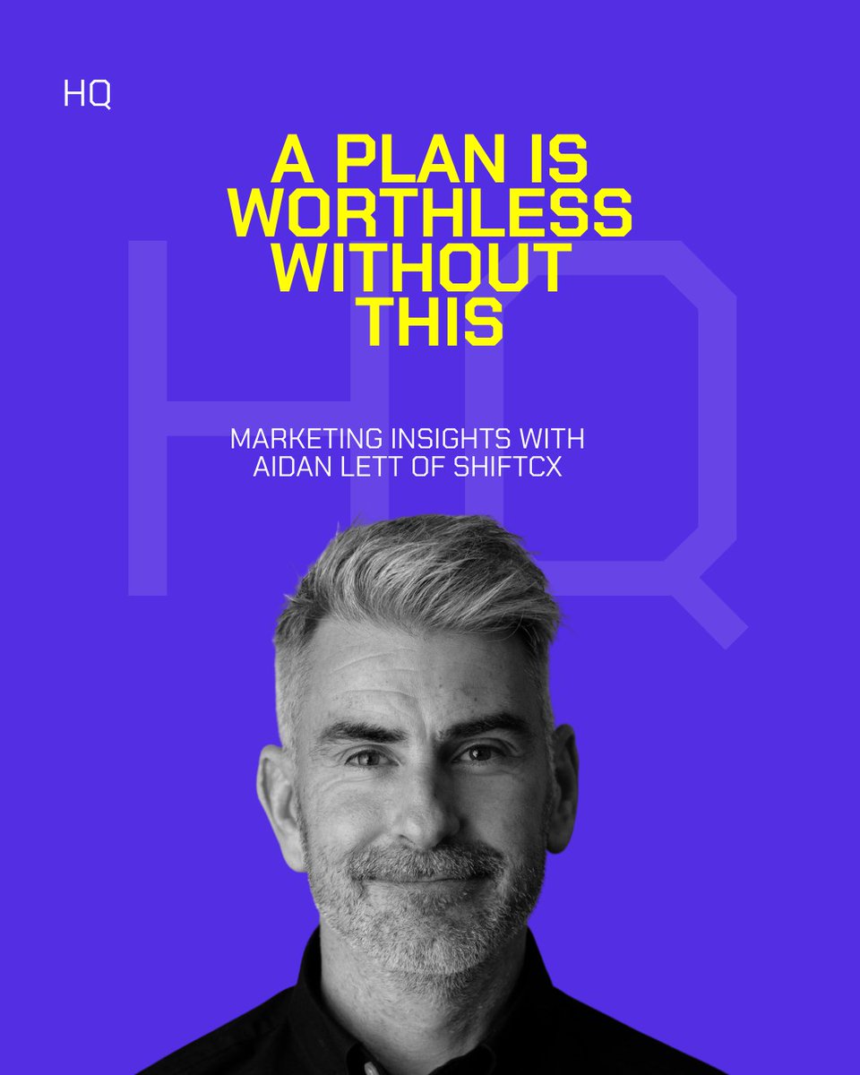 HQishere's tweet image. A plan is worthless without this...

Watch 🎥: youtube.com/shorts/tY6QSm8…

#HQisHEre #MissionControl #AidanLett #ShiftCX #CustomerExperience