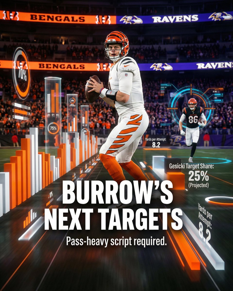 deepchampai's tweet image. 🏈 Joe Burrow NFL Spotlight
Joe Burrow is putting on a show for NFL against Baltimore Ravens.
Jahmyr Gibbs, a dynamic offensive weapon for the Lions, has already hauled in 48 receptions for 380 receiving yards and 3 touchdowns…
Full slides…
#NFL #DeepChampAI #JoeBurrow #CIN…