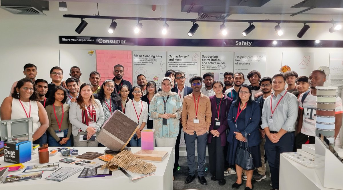 Gbs_Dubai's tweet image. Our Higher National students from Business, AI &amp;amp; IT, Healthcare and Construction Management visited the @3M Innovation Center at Dubai Internet City for a day of learning, technology and real-world industry exposure.

#GBSDubai #3MInnovationCenter #StudentExperience