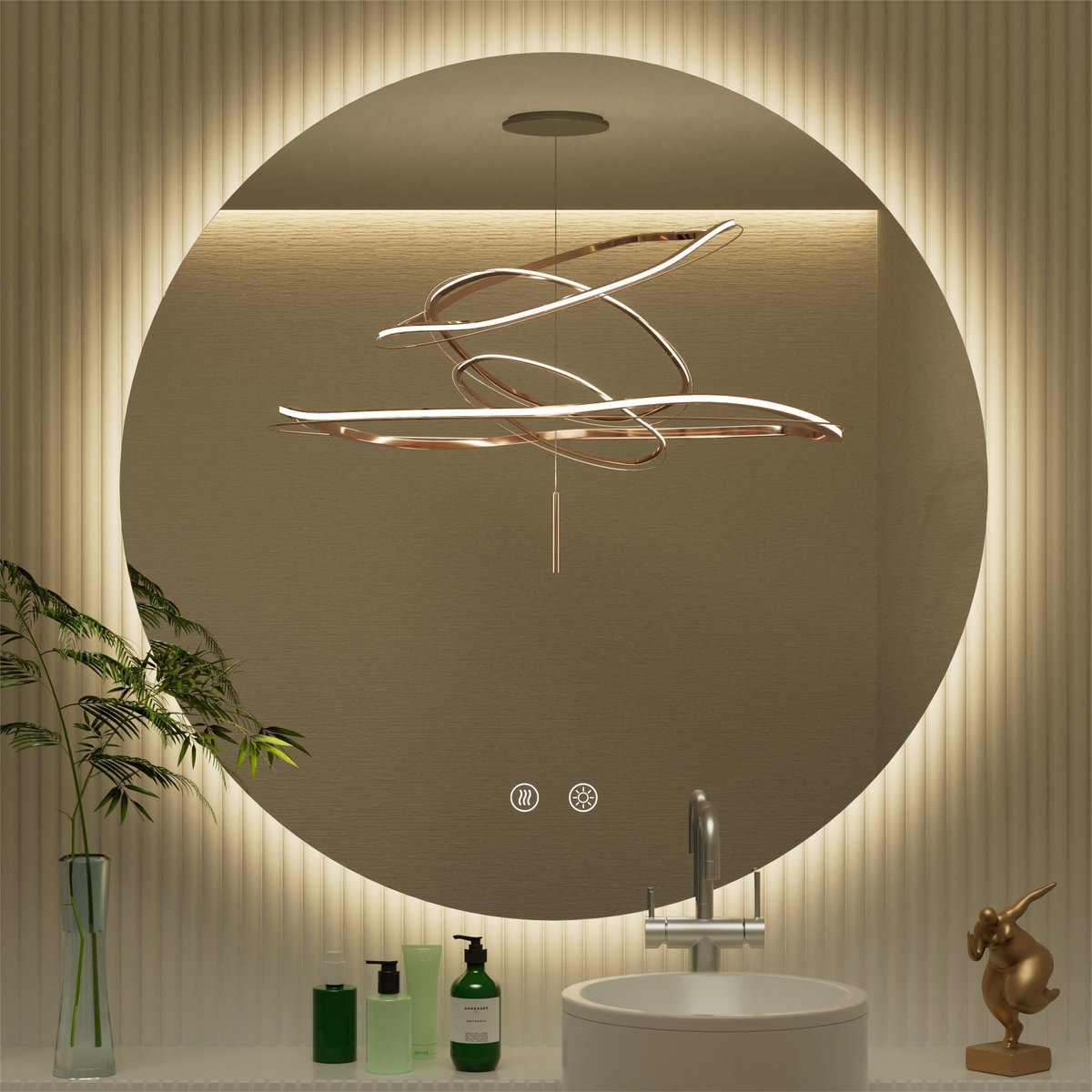 JSneijder2024's tweet image. Your Dream Bathroom is Here! 🔥
🌕Sleek circular mirror
🎛️Customize your light: 3 tones and dimmable
🌫️ No more wiping mirrors! Smart defogger
💫 Perfect for makeup, shaving, or relaxing baths!
Transform your routine with luxury! ✨👑
#vanity #Christmas 
🛒amazon.com/dp/B0C9BPY6QF