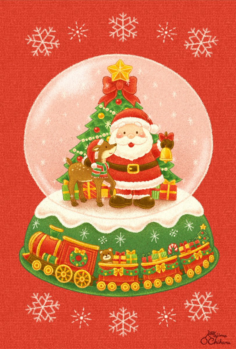 スノードーム☃️🎄

#クリスマスイラスト
#illustration #Christmas