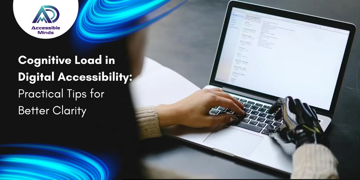 AccessibleMinds's tweet image. Reduce cognitive overload and make digital experiences more inclusive. Explore practical accessibility tips for better clarity!
Read here: bit.ly/4iowm4f

#DigitalAccessibility #CognitiveLoad #InclusiveDesign #UX #AccessibilityMatters