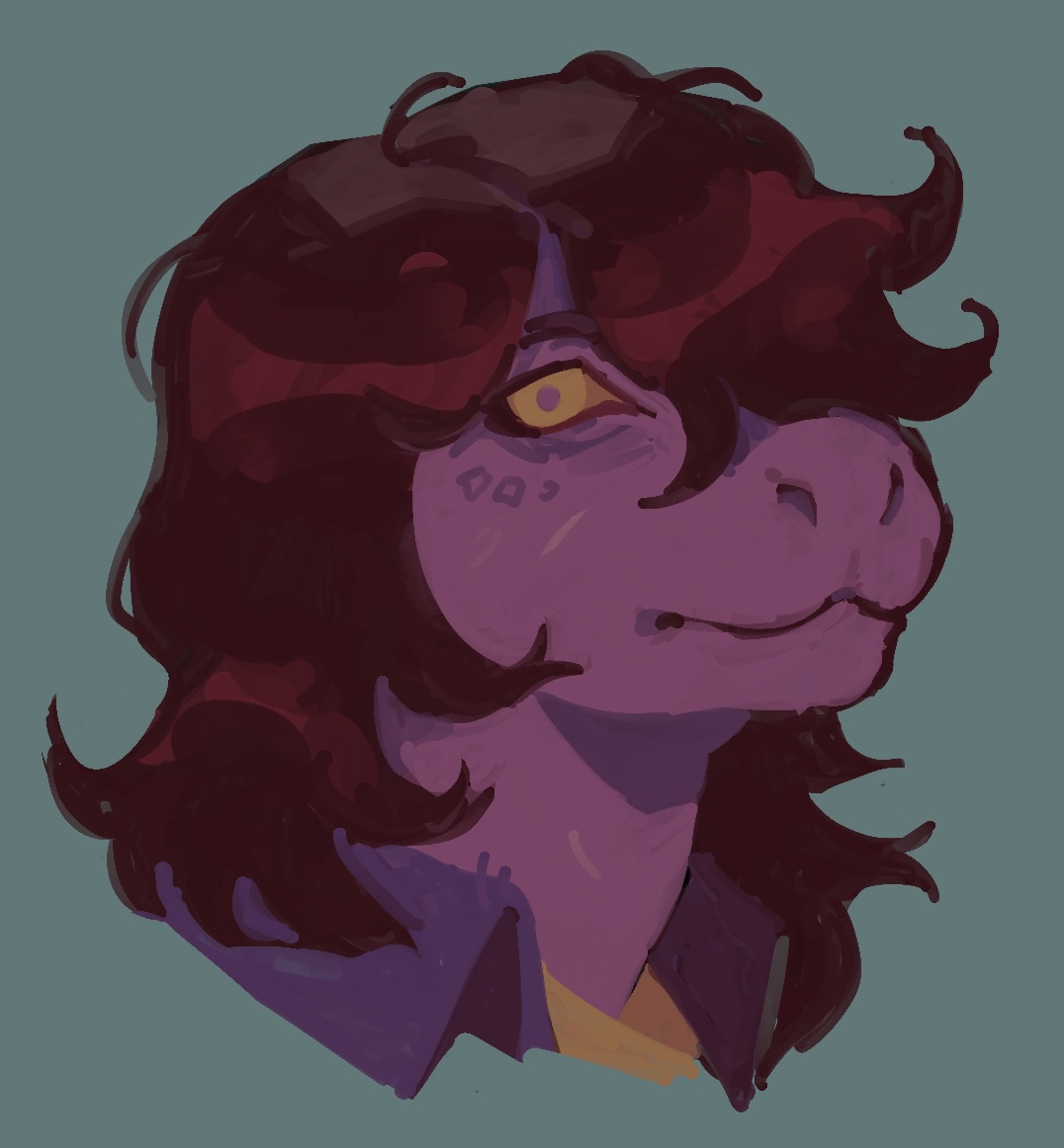 BileBox's tweet image. Big lizard Susie #DELTARUNE