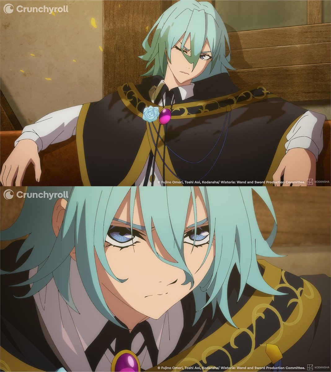 Blue hair? Say no more 💙 (via Wistoria: Wand and Sword)