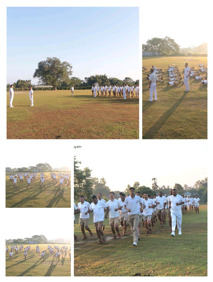 Wednesday’s Mass PT session at Police Reserve reinforces fitness, discipline, and team spirit among all personnel. #KokrajharPolice
<a href="/himantabiswa/">Himanta Biswa Sarma</a>
<a href="/CMOfficeAssam/">Chief Minister Assam</a>
<a href="/DGPAssamPolice/">DGP Assam</a>
<a href="/assampolice/">Assam Police</a>
<a href="/HardiSpeaks/">Hardi Singh</a>