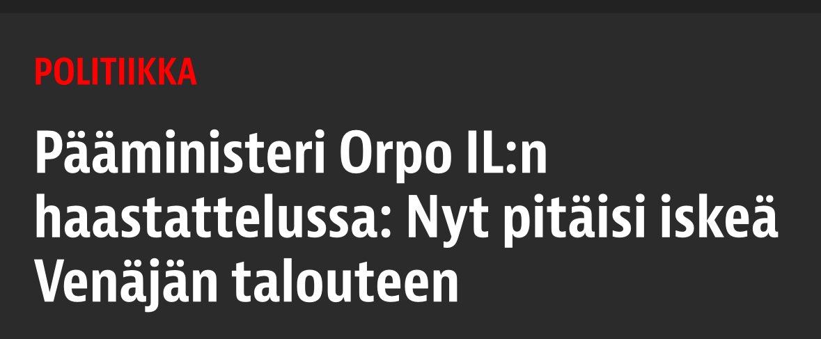 Talouteen iskeminen!  Tämä me osataan, paikalliset tulokset kovat. 

 Olisiko tässä uusi Nokia?