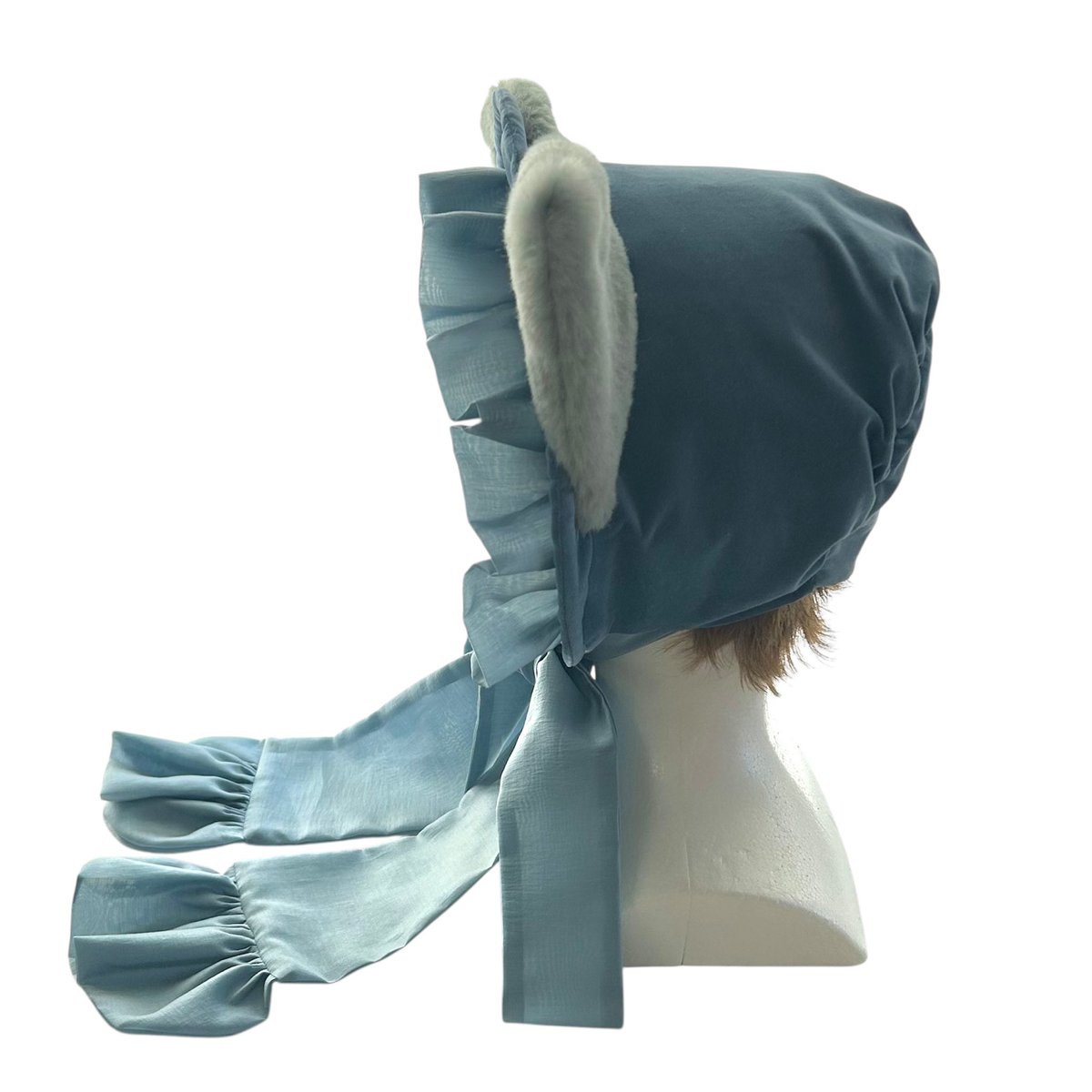 猫のボンネット 空色ブルー #GLMall に出品しました #ゴスロリマーケット