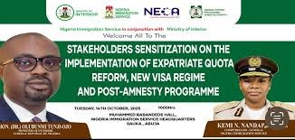 CYM2023's tweet photo. Minister of Interior, Dr. Olubunmi Tunji-Ojo continues to push for a modernized Immigration Service. From faster passport processing to improved border management systems, the NIS is becoming more efficient, citizen-friendly, and technology-driven. 🇳🇬#RenewedHope #InteriorReforms https://t.co/9sz2t9POyc