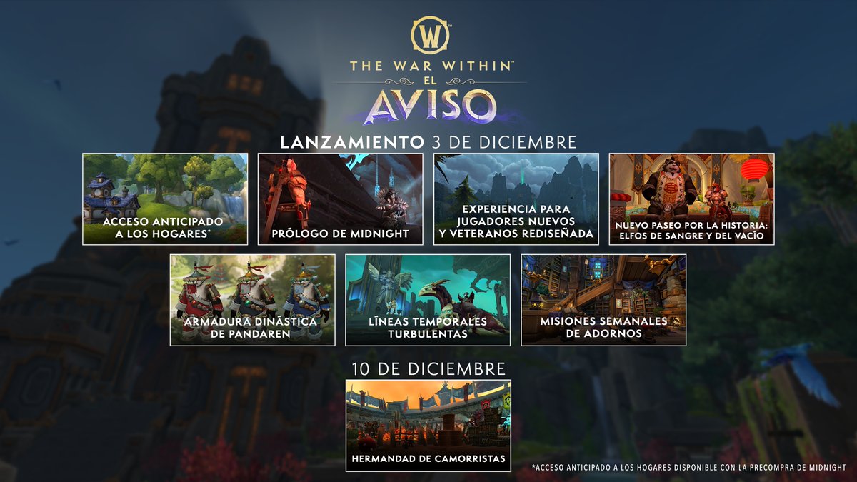 Proenix00's tweet image. [#WoW] En 7 días se implementará el parche 11.2.7 «El aviso»
