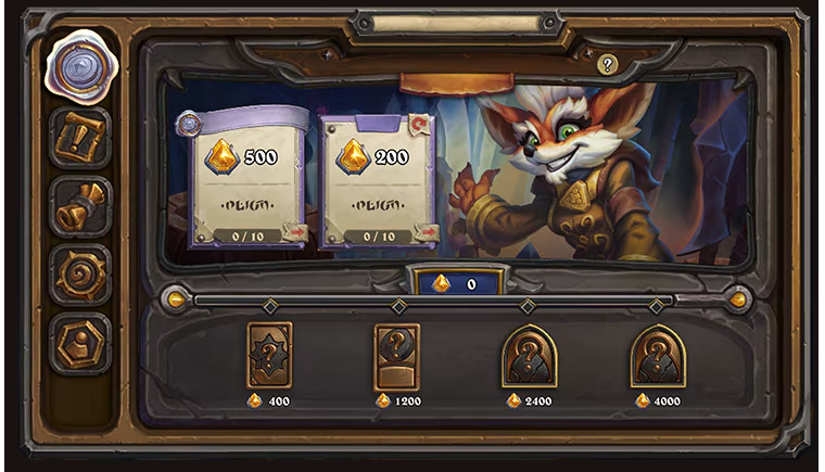 Proenix00's tweet image. [#Hearthstone] Ha comenzado el evento &amp;lt;¡Ofertón en la tienda!&amp;gt;

&amp;gt; Concluirá el 3 de diciembre

Completa las misiones del evento para desbloquear un dorso de carta, una moneda y dos aspectos de héroe aleatorios que aún no hayas conseguido de los Años del Grifo, la Hidra y el Lobo.