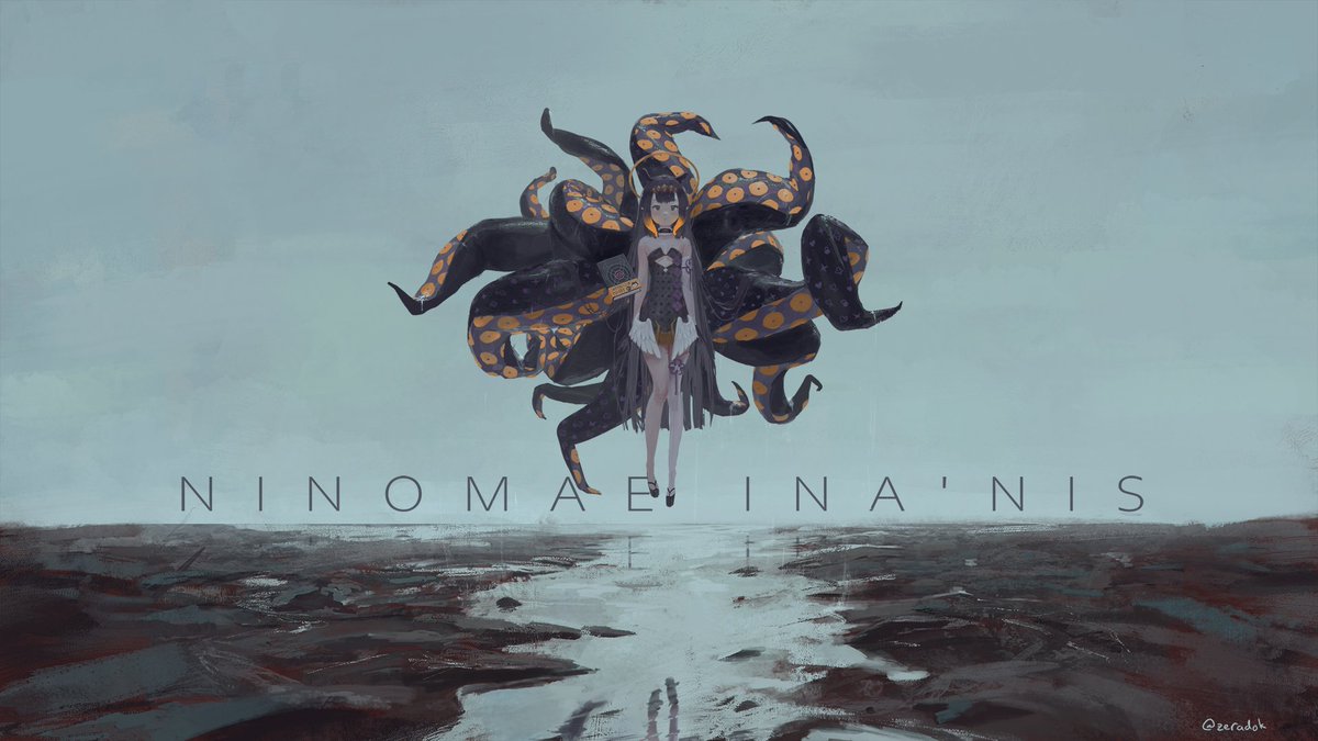 zeradok's tweet image. Use only ninomae art to convince people to follow you