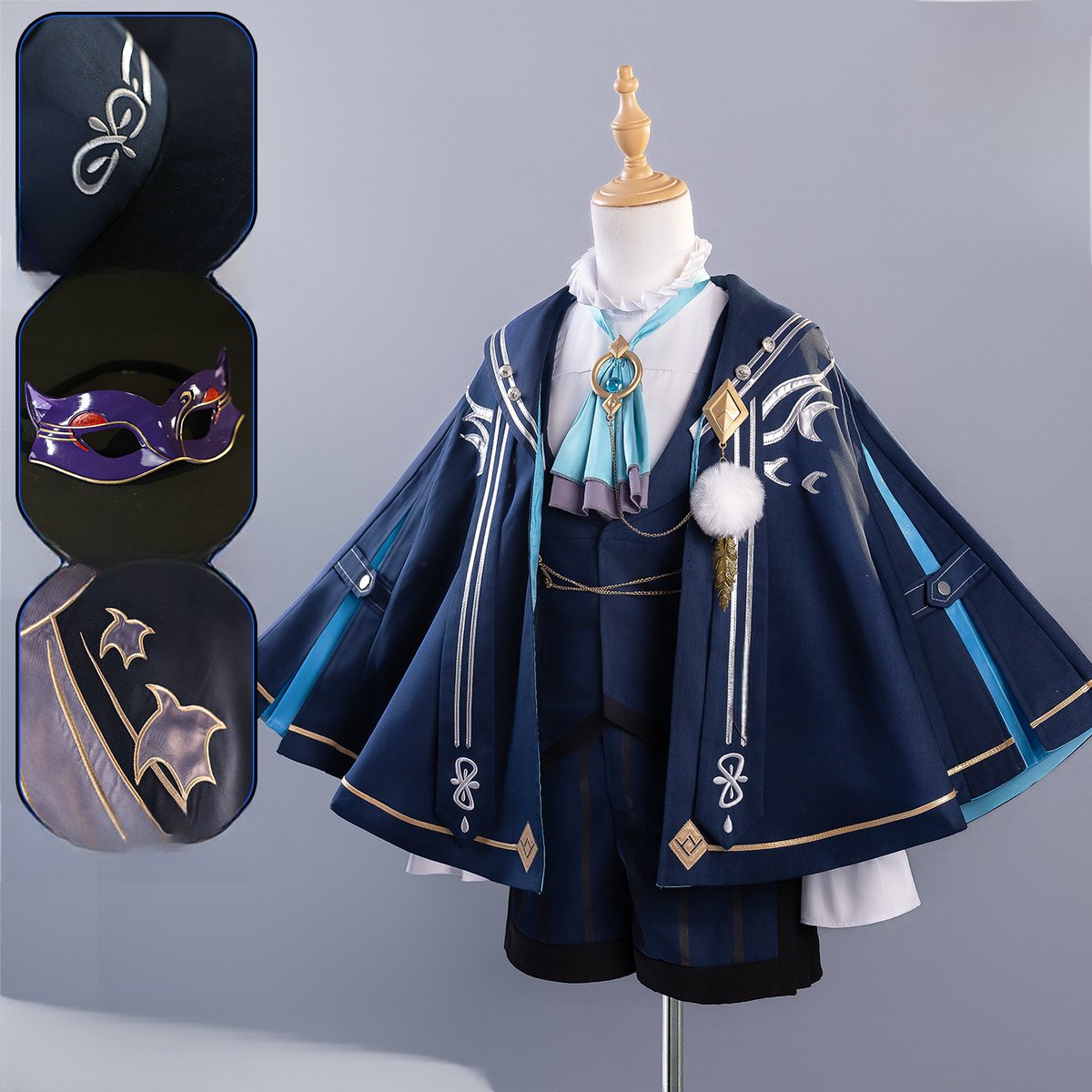 JRanako0077's tweet image. 🔥【緊急告知】📷
予約販売　Monenjoy　原神FES 2026 in Shanghai　コスプレ衣装　 コロンビーナ　コスチューム　スカーク　フリンズ　アルレッキーノ放浪者　

monenjoyjpcos.com/products/gensh…

リボンは随時改善を行っています
#原神FES
 #コロンビーナ
 #少女
 #スカーク 
#フリンズ
 #アルレッキーノ