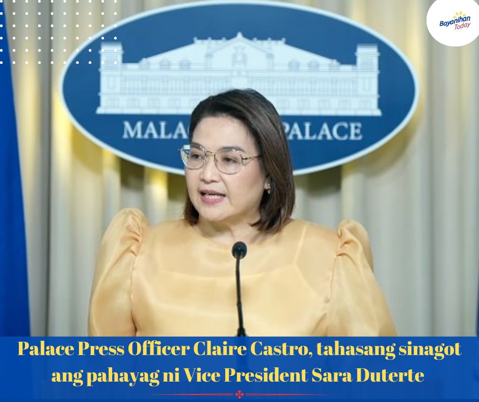 BayanihanToday's tweet photo. Claire Castro doesn’t hold back!
Responding sharply to VP Sara Duterte’s claim of being “first in line in succession,” Castro challenges the public: Are you ready for more Mary Grace Piattos? 🤨
#PhilippinePolitics #ClaireCastro #SaraDuterte #SuccessionDebate #BosesNgBayan https://t.co/Feguru2II4