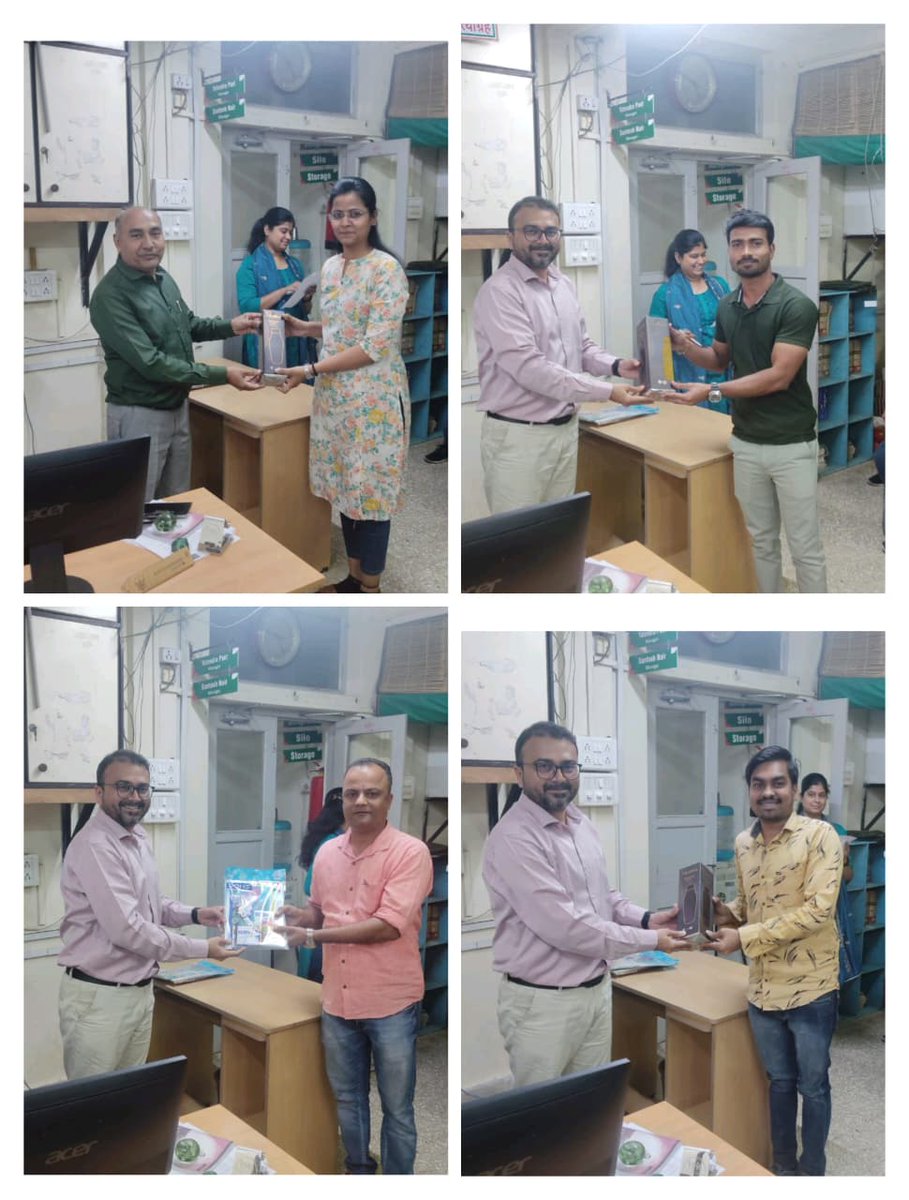 FoodRajkot's tweet image. मंडल कार्यालय में &apos;सतर्कता जागरूकता सप्ताह&apos; के समापन अवसर पर विभिन्न प्रतियोगिताओं के विजेताओं को पुरस्कार वितरित किए गए।@FCI_India @FCI_Gujarat