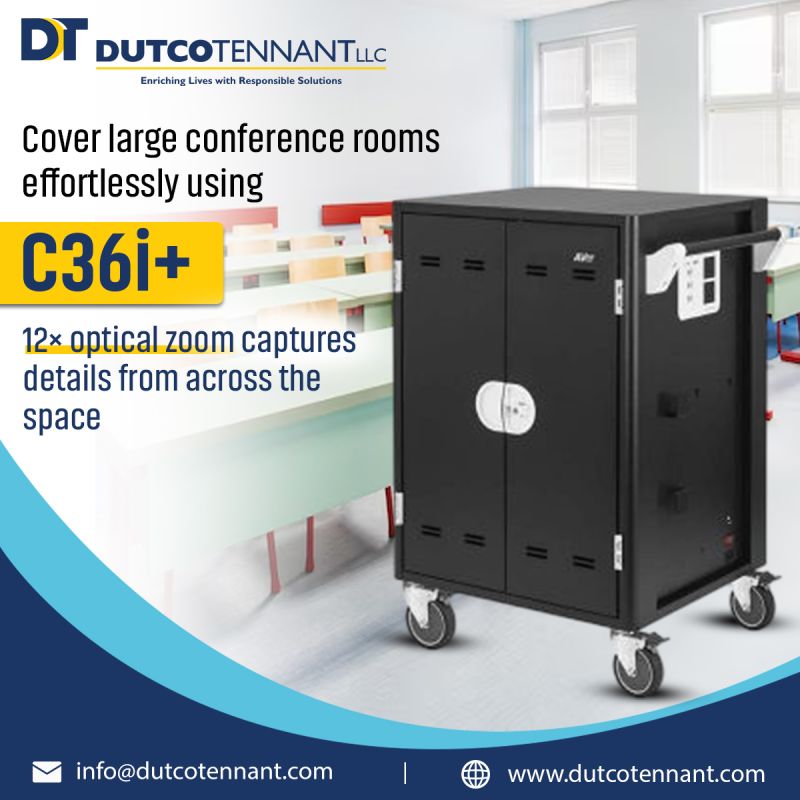 Dutcotennant's tweet image. Simplify device management with the C36i+. Adaptive charging, LED indicators, and smart power features keep every device ready. 

#SmartCharging #TechnologySolutions  #AVSolutions #ModernWorkplace #DutcoTennantLLC