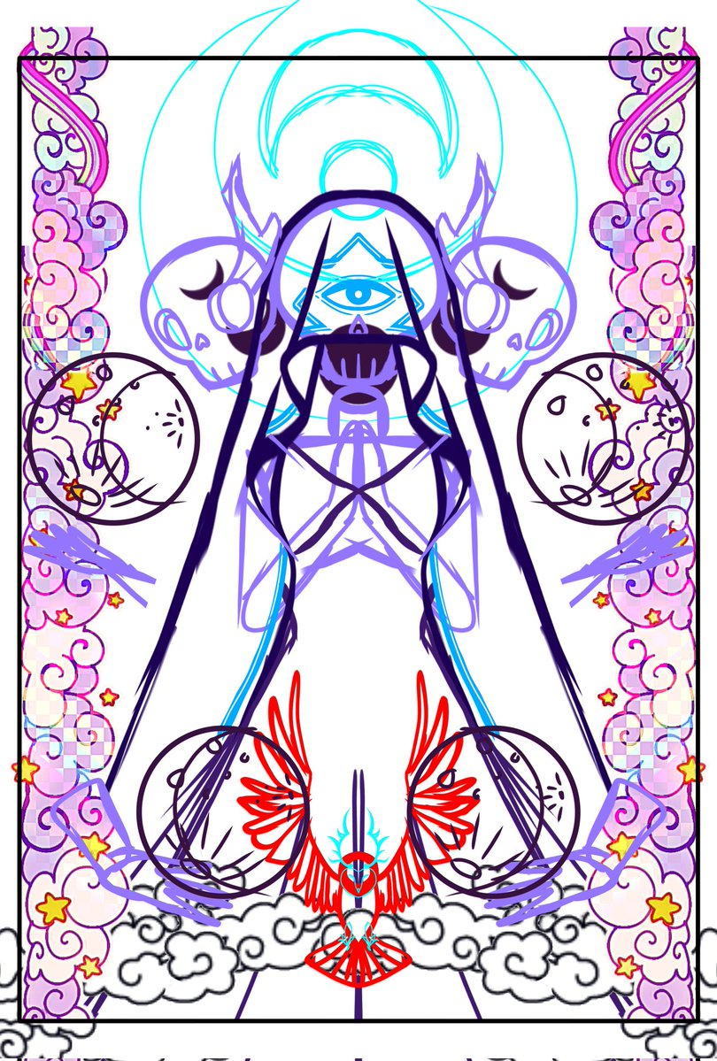 azariel_san's tweet image. 「 BACKGROUND  」

- Fairy princess sketch🌷 vs Edge lord outcome💀
- so weirddd 
#gachioc #gachiakutaoc #backgroundpattern