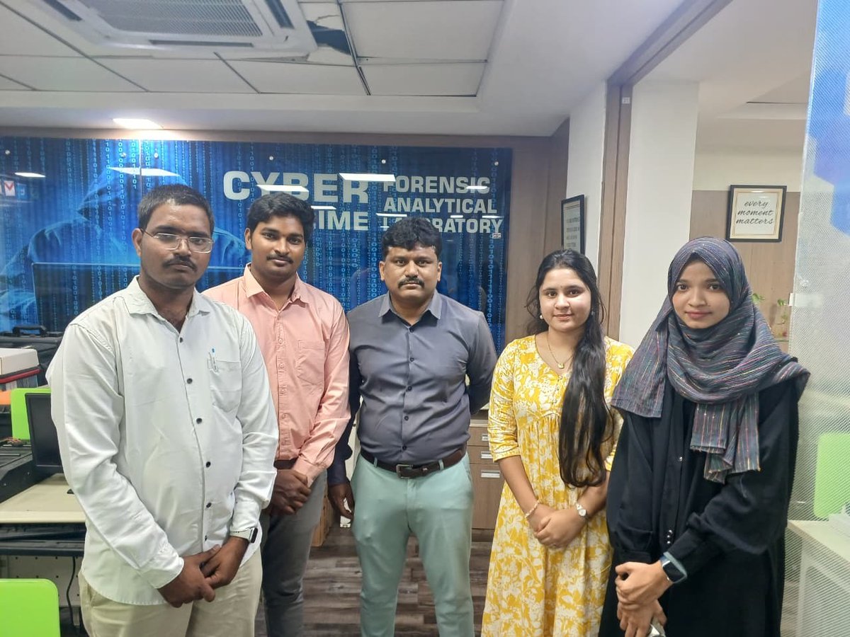 cogninodetechno's tweet image. We were glad to host the team today at our Cyber Forensic &amp;amp; Analytical Laboratory. The session covered real-time threat analysis, cyber security best practices, and hands-on insights into digital protection systems.
#InfoSec #CyberTech #Cogninode
