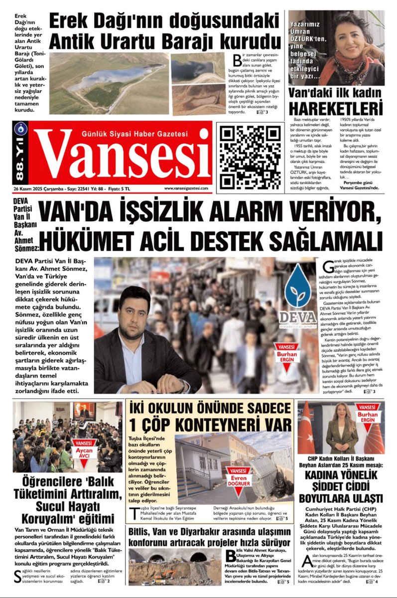 Ülkenin içine sürüklendiği siyasi çıkmazın gölgesinde çoğu zaman gözden kaçırılıyor ama her dakika iliklerimize kadar hissettiğimiz derin bir ekonomik buhran yaşıyoruz.

Van’da olduğu gibi Türkiye’nin dört bir yanında gençler işsiz, esnaf nefes alamıyor, aileler temel