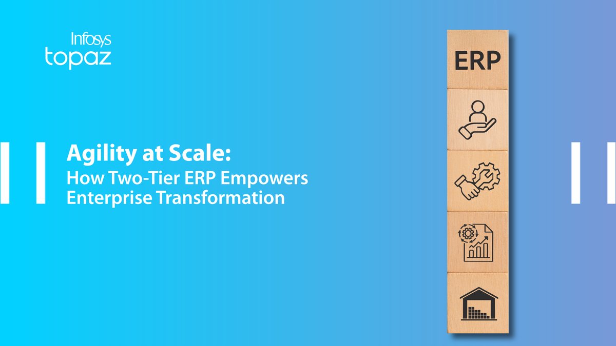 Infosys's tweet image. Remember when ERP meant one-size-fits-all? Today’s leaders are embracing Two-Tier ERP strategies to harmonize global operations and empower local agility. Whether onboarding a new acquisition, launching a joint venture, or streamlining divestitures, #SAP Cloud ERP delivers the…