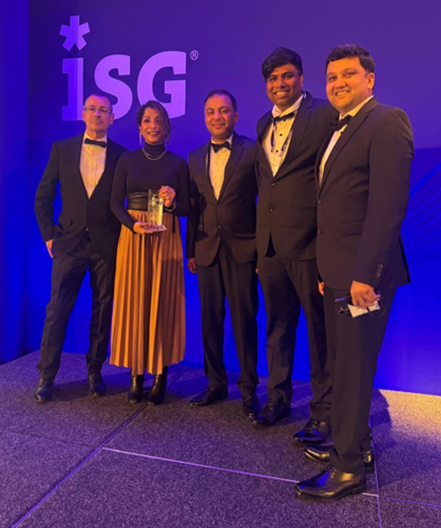 Infosys's tweet image. Excellence recognized! Infosys with Proximus take home the ISG Paragon Awards™ EMEA 2025 winner in Excellence category for redefining delivery through #QualityEngineering and collaboration.

Learn more: bit.ly/4prdP9M.

#InfyTesting #IQE #ISGParagonAwards

@niranvs |…