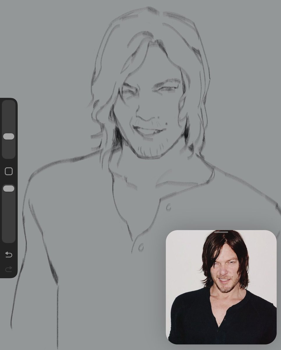 Old sketch of Norman I’m too lazy to continue