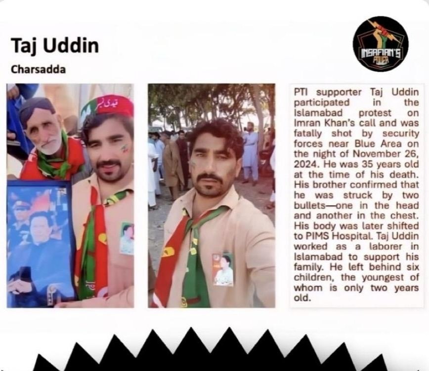 Haris_943's tweet image. شہد تاج الدین 
اور تمام شہدا کو ھمیشہ یاد رکھا جاے 
ہم نہیں بھولے گے 26 نومبر کو۔
#نومبر26_نہیں_بھولیں_گے
@Faria_943 
@TOP__FLW