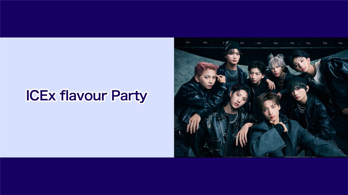 ICEx NATSLIVE📡 「ICEx flavour Party」の配信日時が決定！ ＼ 🗓️12